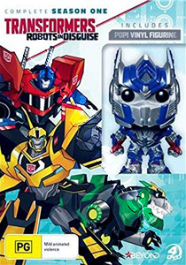 Transformers Robots in Disguise S 1 and Optimus Prime Figurine |   DVD